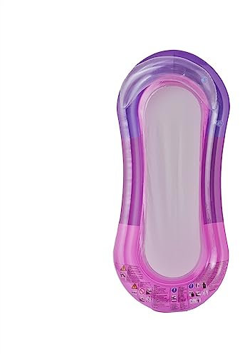 Poolschwimmer für Erwachsene Wasser Hängematte Liege Aufblasbare Schwimmende Schwimmen Matratze Schwimmen Ring Pool Party Spielzeug Lounge Schwimmenden Bett Stuhl Schwimmender Wasserstuhl(Purple)