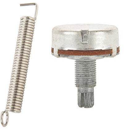 PAMENET A500K OHM Volume Guitar Potentiometer with 3 Pieces Steel Guitar Tremolo Bridge Tension Springs for Fenders Strat