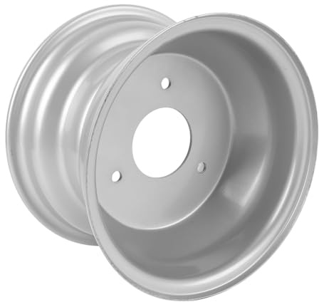 Aramox Jante de Roue ATV 7 Pouces, Alliage en Aluminium, 3 Trous, 16x8,00-7, pour Go Kart, Quad, Bike Dirt