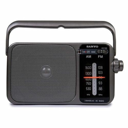 Radio Portátil Sanyo Gris - Marca: Sanyo - EAN: 8432068022472