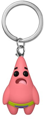 Funko Pop! Keychain: Spongebob Squarepants - Patrick Star with Wedgie - Mini-Figurine en Vinyle à Collectionner Porte-clés Fantaisie - Cadeau de Noël