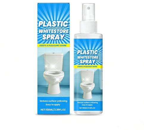 Heavy Duty Yellow Stain Remover, Strong Remover Spray for Toilet Seat Cleaning, Plastic Yellowing Agent Removal Spray (1Pc)