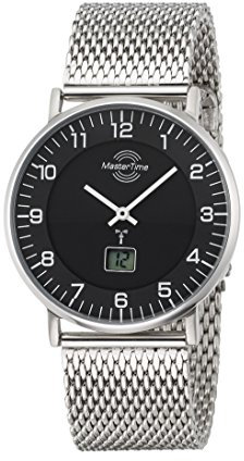 Master Time Funk Quarz Herren Uhr Analog-Digital mit Edelstahl Armband MTGS-10557-22M