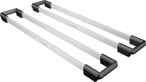 BLANCO 2 rieles ETAGON | acero inoxidable/plástico | 386 x 60 mm | para reequipamiento de platillos ETAGON