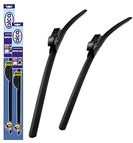 To Fit VW Amarok 2012/May-2022/May Alca Germany Flat Windscreen Wiper Blades Front Set 2424 ASF2424ST