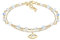 Elli Armband Damen Evil Eye mit Kristalle in 925 Sterling Silber vergoldet