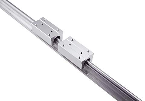 Linearschiene CNC Teile SBR30 2200mm / 86,6inches 30mm Voll Linearschiene + 2 stücke SBR30LUU Blocklager