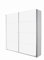 Rauch Möbel Minosa Schuhschrank/Garderobenschrank mit Schwebetüren 2-türig, Weiß, inkl. Zubehörpaket Basic 7 Einlegeböden 1 ausziehbarer Kleiderbügelhalter, BxHxT 181x197x48 cm