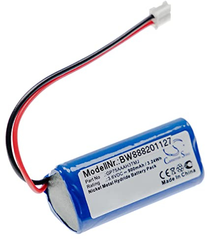 vhbw Akku kompatibel mit VDW Raypex 5 | Medizintechnik (900 mAh, 3,6 V, NiMH)