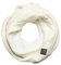 Superdry Womens Tweed Cable Snood Knitted Scarf, Winter White, One Size