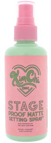KimChiChic Beauty Stage Proof Matte Setting Spray, Makeup Finishing Mist and Fixative for All Skin Types, 3.55 fl oz