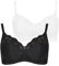 Yours 2 Pack & White Non-Padded Non-Wired Full Cup Bras - Women's - Plus Size Curve