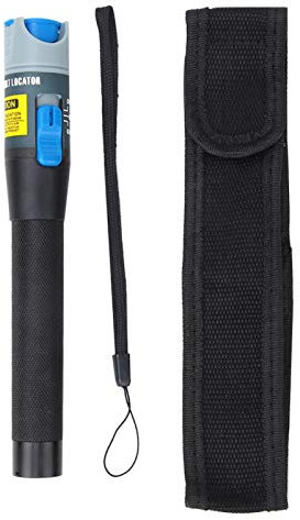 Joyzan Localizador Visual Fallas, Probador Cable de Fibra Óptica 650nm 10km 1.5v Luz Fibra Kit Que Medidor Boligrafo Prueba Detector Cortocircuito Herramienta Buscador Circuito para SC ST FC Interface