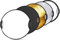 NEEWER Réflecteur De Lumière 56cm avec poignée & Filetage 3/8, Diffuseur De Lumière Rond Pliable 5 en 1,Translucide/Argent/Doré/Blanc/Noir pour L'Éclairage Photo en Studio Ou Extérieur, RF-110II