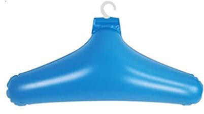 BinOxy Kleiderbügel/Bügel 5 Teile/Paket Aufblasbarer Kleiderbügel Faltbarer kreativer Kleiderbügel Keine Spur drehbare Kleidung Lagerhalter Hangers (Color : 5pcs Blue)