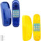Haconba Swingset Telefon Spielzeug Sicherheit Handgriff Telefon Pretend Play Telefon mit Ziffernschlüssel für Kinder Outdoor Spielplatz Baumhaus Zubehör (gelb, blau)