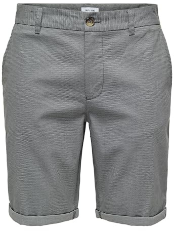 Only & Sons Herren Chinoshorts Onspeter Dobby 0058 Shorts Noos