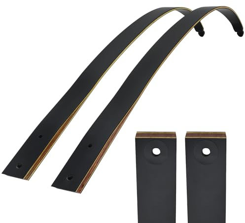 OUBOTER 20-60lbs Black Hunter Recurvebogen Wurfarm nur Tekedown Buggliedmaße Ersatz (50LBS)