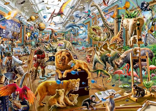 Ravensburger Puzzle 12000570 - Chaos in der Galerie - 1000 Teile Puzzle für Erwachsene und Kinder ab 14 Jahren,