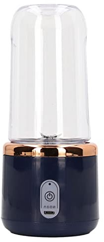 Licuadora Portátil de 400 Ml, Taza Exprimidora USB de 22000 Rpm, Mini Licuadora para Batidos de Frutas y Batidos, Licuadora Personal, Licuadora Portátil, Exprimidor Portátil