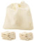 HEIHAK 200 PCS Muslin Bags - Small, 8 x 10 cm Cotton Muslin Reusable Mesh Drawstring Tea Bags for Filtering Tea, Coffee, Spices Storage