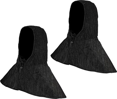 FOYTOKI 2stücke Teiliges Winddichtes Denim Schutz-hauben Verstellbarem Nackenschutz Und Schulterdrapé Praktische Kopfbedeckung Für Arbeit Angeln Und Outdoor-aktivitäten