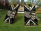AdesiivoStudio KA1032 Cornhole Wraps für Bretter mit Totenkopf-Motiv, Totenkopf-Motiv, Vinyl-Aufkleber für Cornhole-Spielbrett, Cornhole Boards Wraps
