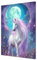 Malen Nach Zahlen Erwachsene Einhorn Malen Nach Zahlen Mond Kinder Anfänger mit Leinwand Pinseln Acrylpigment Paint by Numbers, Malen nach Zahlen für Geschenke und Home Zimmer Wanddeko (50x70cm) P-6