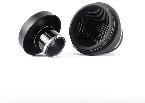 Ramair Universal Intake Cone Air Filter -Trumpet & Silicone Coupling -80mm OD