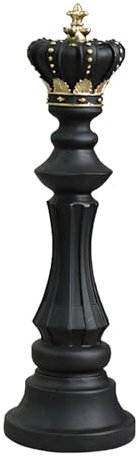 Générique Chess Figur, Sammlerstück, Tischdekoration, King Queen Chess Decor, Dekoratives Chess Pieces, Sammlerstück, King and Queen Chess Figuren, Resin Chess Piece, Dekoration für Zuhause