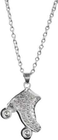 Hmsanase Halskette Ketten Schmuck Herren Frauen Anhänger Necklace Schlittschuh Schuhkette Rollschuh Rollschuh Rollschuhlaufen