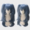 Japanische Anime Ghoul Re Yonebayashi Saiko Cosplay Perücke Blau Perücke Pferdeschwanz Halloween Haar Rollenspiel