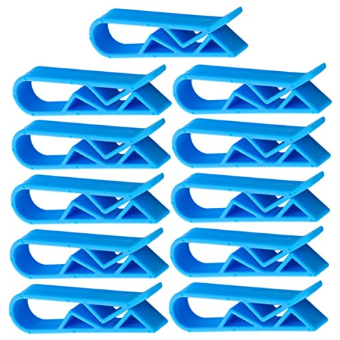 CAXUSD Trash Bag Clips Garbage Bin Bag Holder Clips Plastic 50pcs for Home Office Hotel Wastebasket Bin