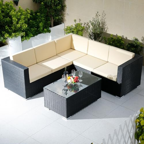 Generisch 5cm Dicke Wasserfest Sitzkissen Outdoor, Sitzauflage Sitzkissen Bank, rutschfeste Waschbare Bankauflage Bankkissen, Sitzpolster Bank Für Gartenbank Fensterbank Innen,Beige,105x55cm