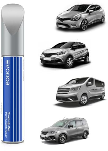 D69 Gris Platine Metallic/Platin-Grau Metallic Autolack Nachbesserung für Renault, Kratzer Reparatur für Auto, Schnelle & Einfache Lösung zur Reparatur