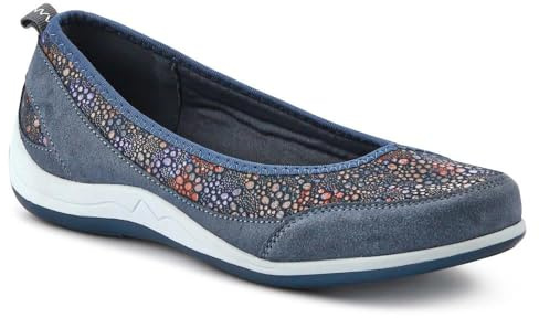 Pavers Womens Slip-On Patterned Lightweight Pumps Denim Multi Size 8