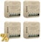 MOES Tuya WiFi Alexa Smart Interruptor de persiana Módulo, para persianas, temporizador, interruptor para motor de persiana, compatible con Alexa Google Assistant, MOES/Tuya/Smart Life App