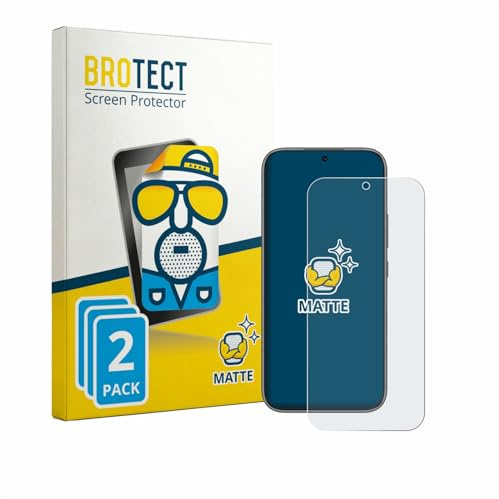 BROTECT Schutzfolie für Honor 600 Pro | 2 Stück Entspiegelnder Displayschutz Made in Germany Matte Displayschutz-Folie Anti-Reflex Anti-Fingerprint Einfache Montage