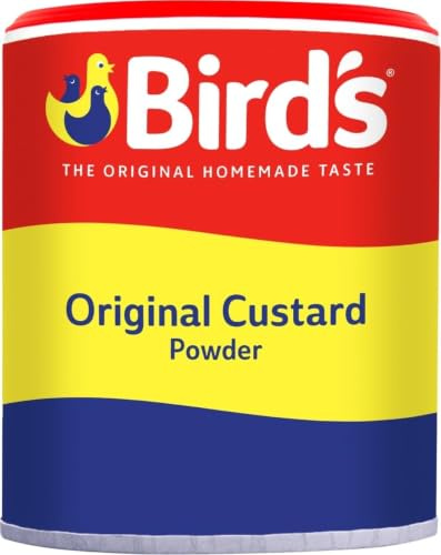 Bird's Traditional Custard Powder, 350 g Tub (1-Pack) | Rich, Creamy Custard Mix, Quick & Easy Preparation, Versatile for Desserts, Silky-Smooth Texture, Family-Friendly