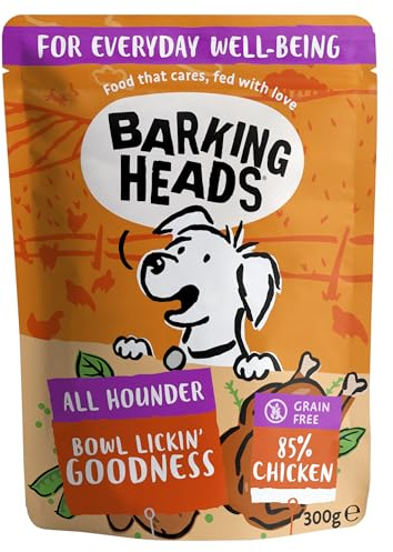 Barking Heads Bowl Lickin' Chicken Complete Dog Food Adult, 300g