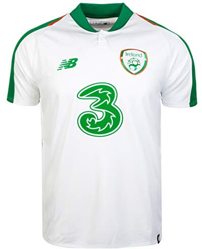 New Balance Herren Irland Away 2018 T-Shirt, weiß, L