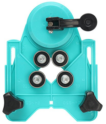 TuToy Diamètre réglable de trou de foret de diamant de 4Mm-80Mm vu le localisateur de base de ventouse de guide de coupeur