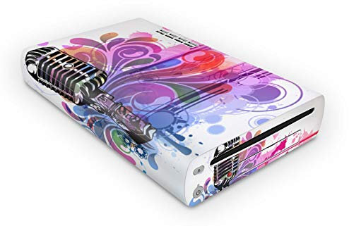 Skins4u Konsolen Skin Aufkleber für Nintendo Wii U (WiiU) Design Modding Schutz Folie Decal Vinyl Sticker Mikrofon