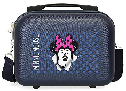 Disney Minnie Sunny Day Kofferset Blau 55/68 cms Hartschalen ABS Kombinationsschloss 104L 4 Doppelräder Handgepäck