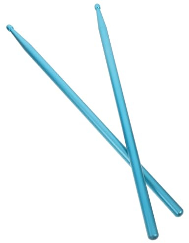 Happyyami 1 par 5A Clásico Baquetas Profesional Durable Metal Palillos Portátil Percusión Instrumento Accesorios