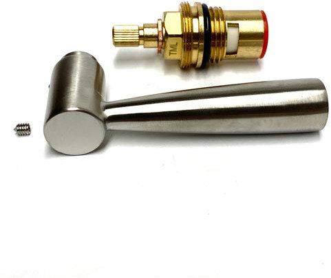 Franke Olympus, Basel, Filterflow Kubus Compatible Hot Tap Handle Lever and Cartridge (Brushed Steel)