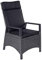 OUTDOOR Gartenstuhl New London (BHT 57x110x68 cm) BHT 57x110x68 cm grau Gartenstuhl Stapelstuhl Klappstuhl