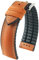 HIRSCH Uhren-Armband James L - italienisches Kalbs-Leder - sportlich/atmungsaktiv - Damen/Herren - Goldbraun - 20 mm