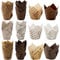 Lawei 300 Stück Cupcake Backbecher Muffinförmchen Papier Cupcake Wrapper Papier mit Gemustert Muffineinlagen Tulpe Muffin Fälle für Hochzeiten, Geburtstage, Partys