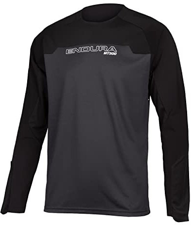 Endura MTB-Jersey Langarm MT500 Burner Schwarz Gr. M